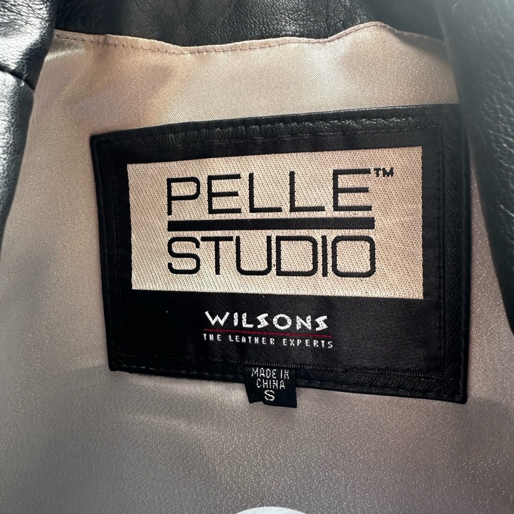 Wilson Leather Black Leather Blazer style Jacket